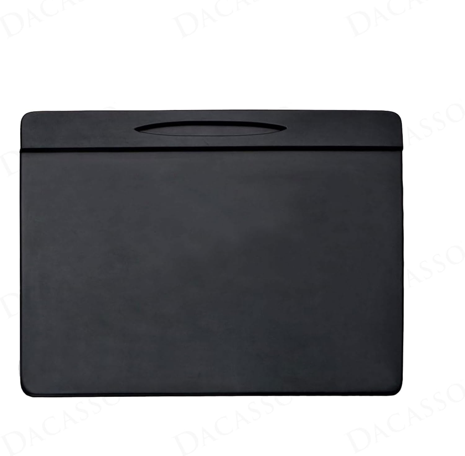 NJ Large Rectangle A3 Desk Writing Pad & Drawing Board Writing Pad Tablet with Magnetic Paper Clip for Hotel Front Desk, Planner with Pen Slot, Reception Desk, Blotter: 18x14": BLACK