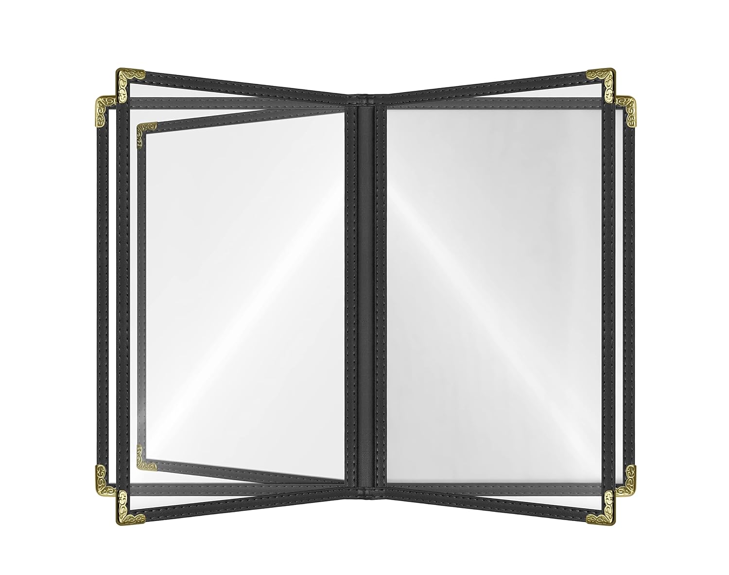 NJ Clear Transparent PVC Menu Cover : 10 View