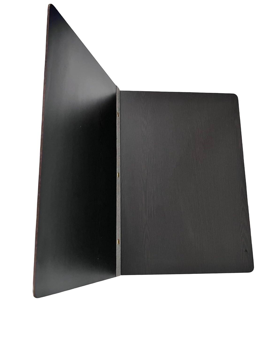 NJ Wooden Menu Folder: Dark Brown