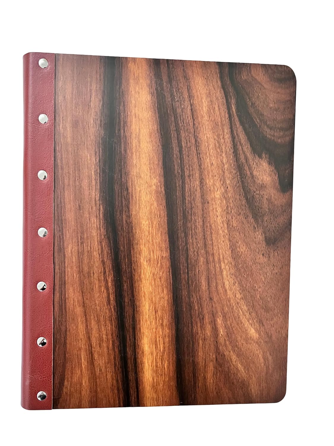NJ Wooden Menu Folder Cover binder style