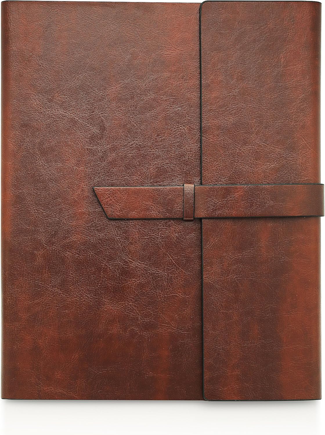 NJ Note Pad Portfolio Folder, Conference Document Holder for A4 Note Pads: BROWN