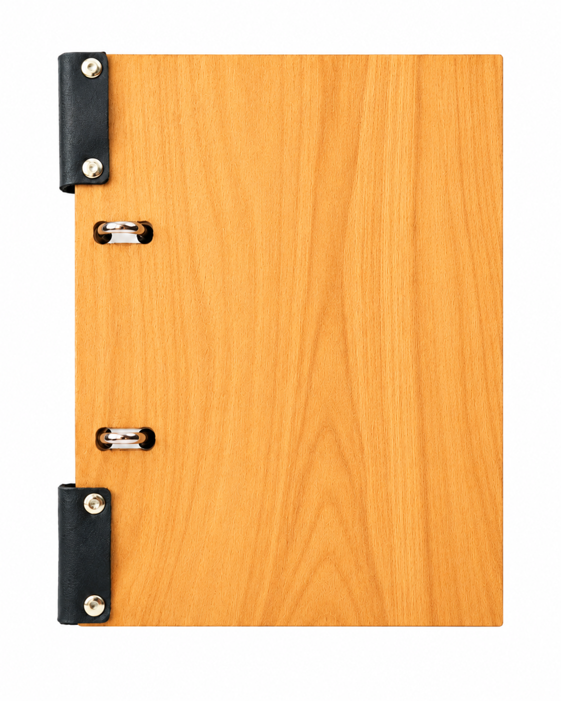 NJ Premium Wooden Menu Cover Natural Look Binder Cutout fitting: BB-03 Shade