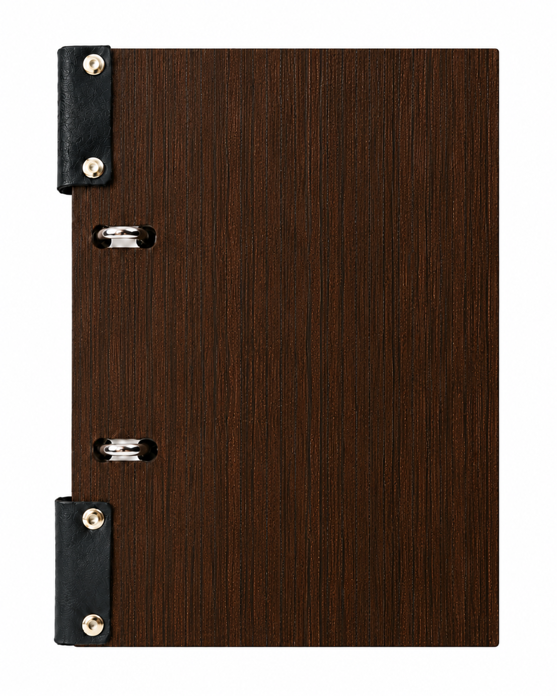 NJ Premium Wooden Menu Cover Natural Look Binder Cutout fitting: MCA-09 Shade