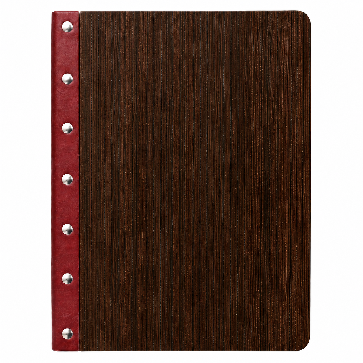 NJ Premium Wooden Menu Cover Natural Look Binder fitting: MCA-09 Shade