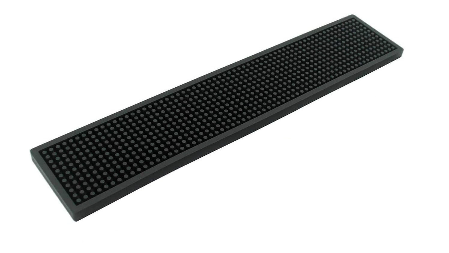NJ Bar Mat, Non-Slip Drink Cocktail Mixing Service PVC Rubber Drip Spill Mat, Bar Runners, Professional Bartender's Essential for Industrial and Home Kitchen Counters: 23x5 Inches: 2 Pcs