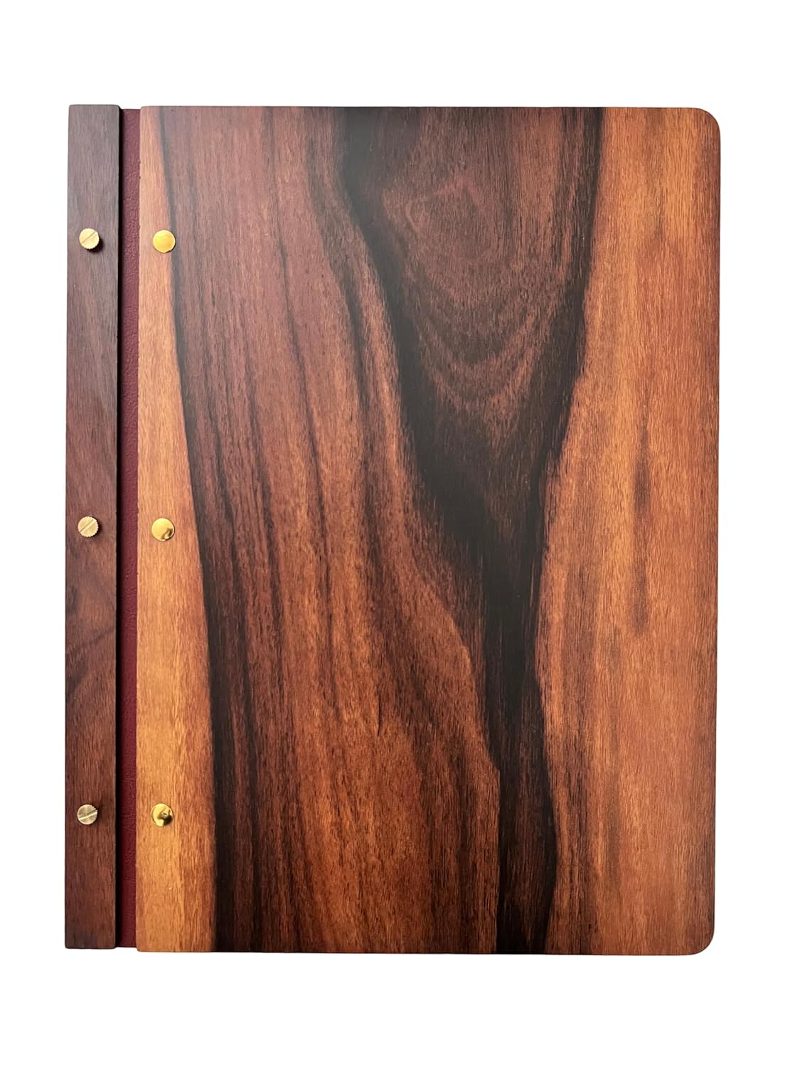NJ Premium Wooden Menu Cover Natural Look