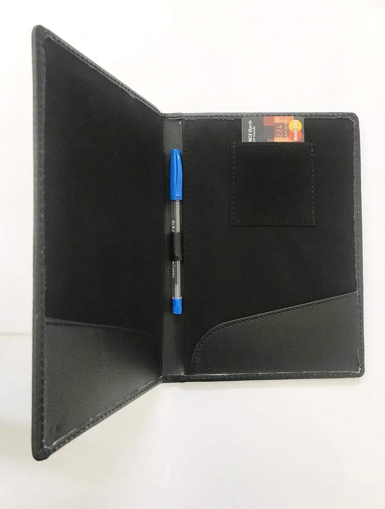NJ Bill folder/Check Presenter with Credit Card Slot Receipt