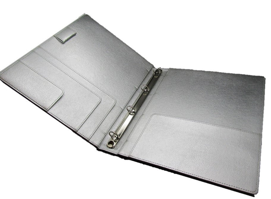 NJ Room directory folder with 4 Pockets , Conference folder, Presentation Folders, Documents Folder, Leather Folder for Hotels: BLACK