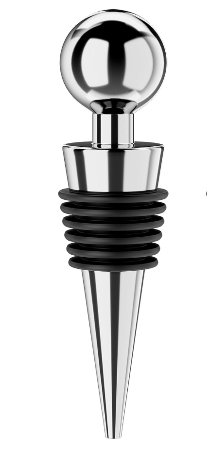 NJ Wine Bottle Stoppers, Wine and Beverage Bottle Stoppers, Stainless Steel Wine Stoppers for Gifts, Bar, Holiday Party, Wedding: 12 Pcs Set