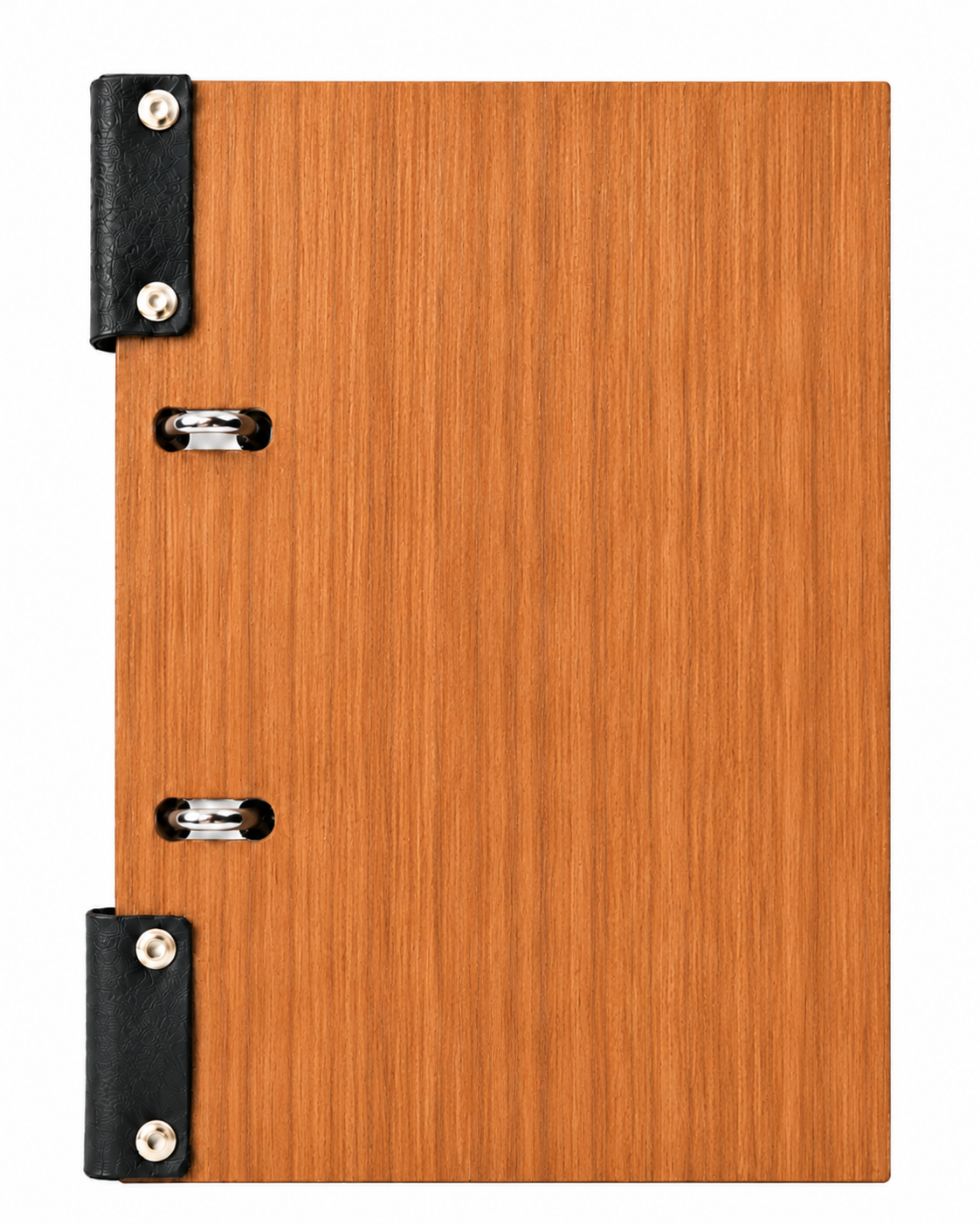 NJ Premium Wooden Menu Cover Natural Look Binder Cutout fitting: NT-11 Shade