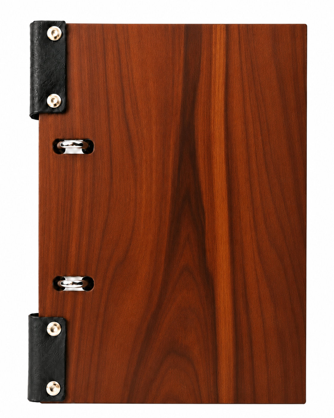 NJ Premium Wooden Menu Cover Natural Look Binder Cutout fitting: VERGO