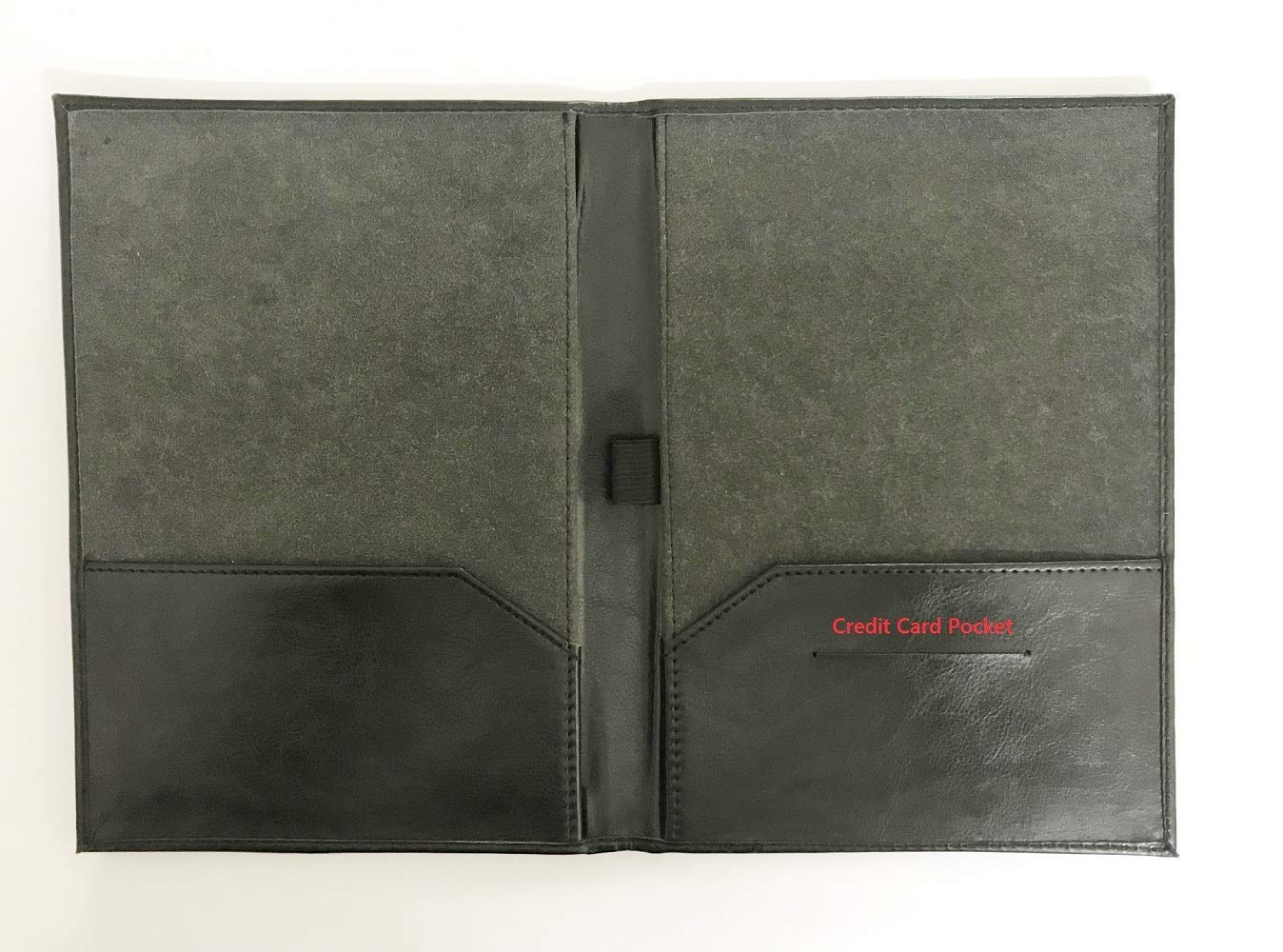 NJ Check Presenter Bill folder for hotel and Restaurant with Credit Card Slot
