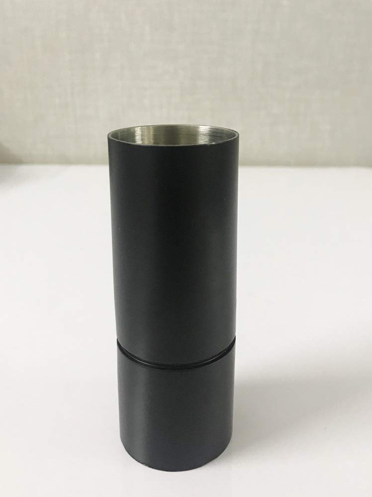 NJ Black Premium Stylish Straight Stainless Steel Double Sided Peg Measure 30 and 60 ml, Thimble Measure, Jigger, Bar Tool Accessory, Cocktail Drink Measuring Bar Tool Jigger: Limited Edition