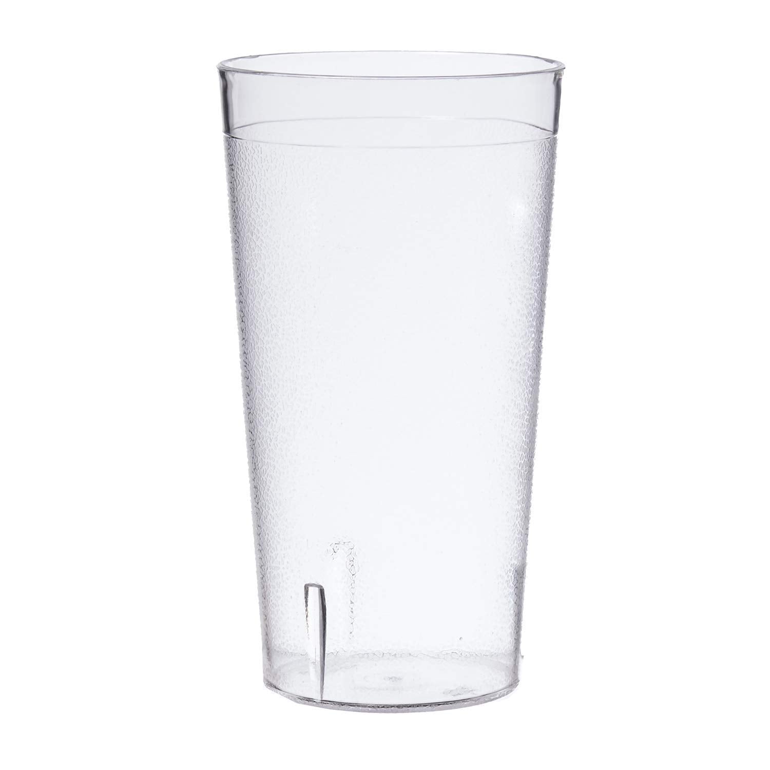 NJ Restaurant Tumbler Beverage Cup, Stackable Cups, Break-Resistant Commercial Polycarbonate Glasses, Unbreakable Glass Pebbled Texture: 300 ml - Set of 6 Pcs