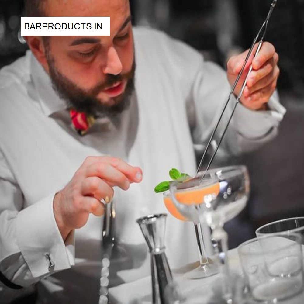 NJ Barbecue Kitchen Hand Tool, Kitchen Tweezers, Silver Stainless Steel Food Tongs, Straight Tweezers BBQ Accessories, Straight Seaweed Sushi Food Tongs Kitchen Tool : 12 Inches