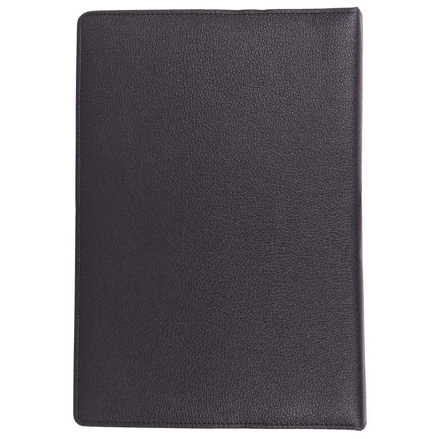 NJ Leatherette Professional 2 Ring File Folders, Premium Quality Certificates Holder, Office Folder, Interview documents Holder for Men and Women with Free 10 Leaf, Size: FS - Bigger Than A4