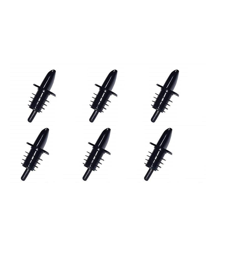 NJ Free-Flow Liquor Black Plastic Pourer Spout