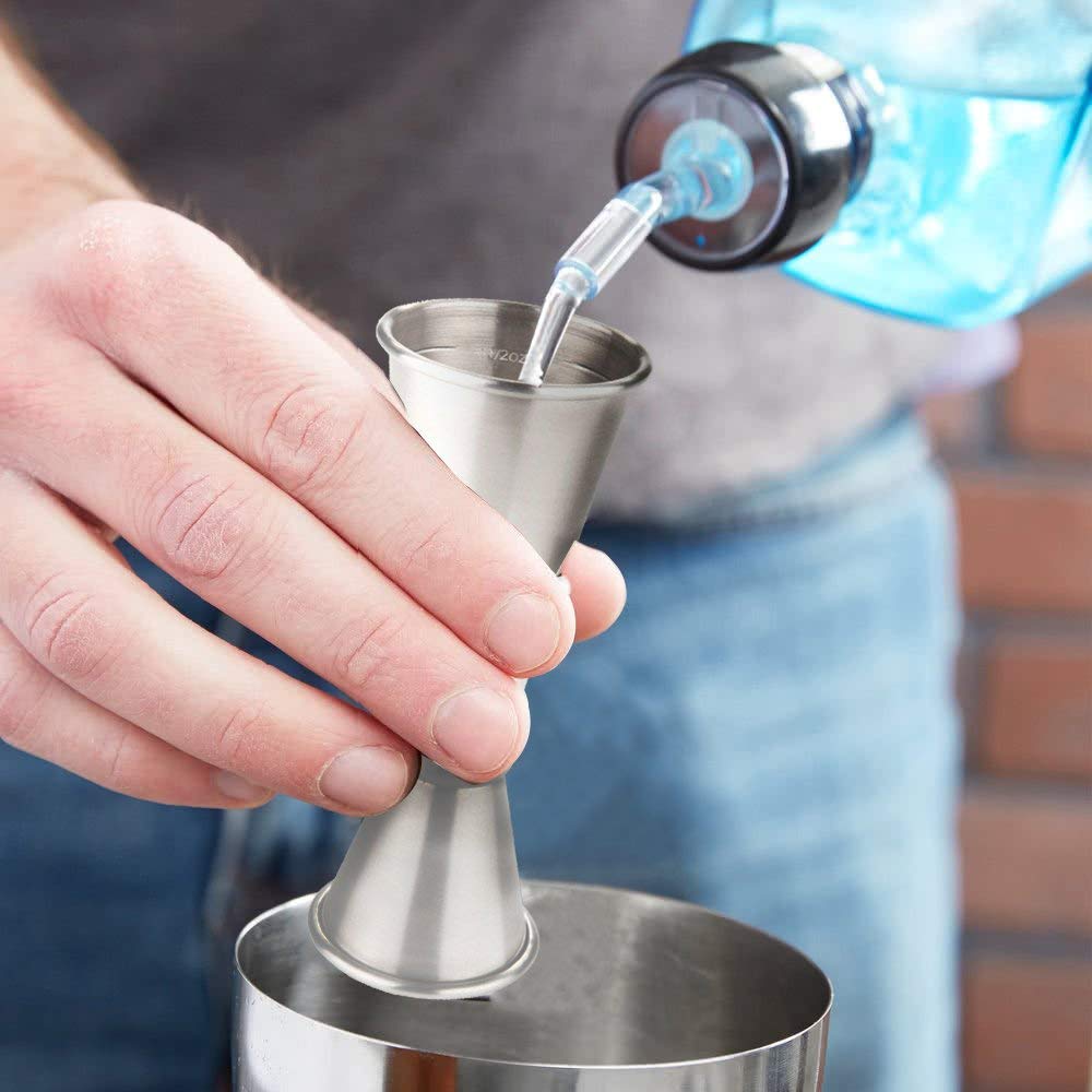 NJ Japanese Style Double Side Peg Measurer, Drink Measuring Bar Tool Jigger, Peg Measurer, Jigger, Cocktail Tools :15 and 30 ml