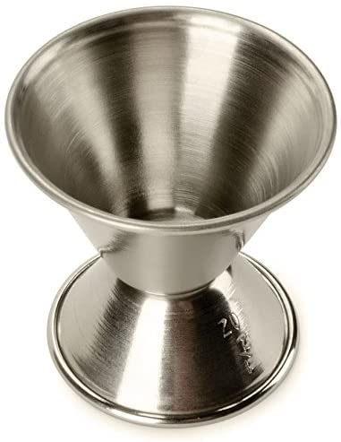 Jiggers NJ Peg Measurer Shot Pourer Measuring Tool for Bar Good for Cocktail Drinks Stainless Steel 15-30 ml: 1 Pc.