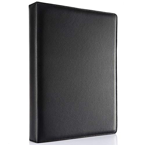 NJ Ring Binder Menu Folder for Restaurent and Hotel, Business File Folder, Document Holder, Portfolio/Organizer/Planner (3 Ring Binder),