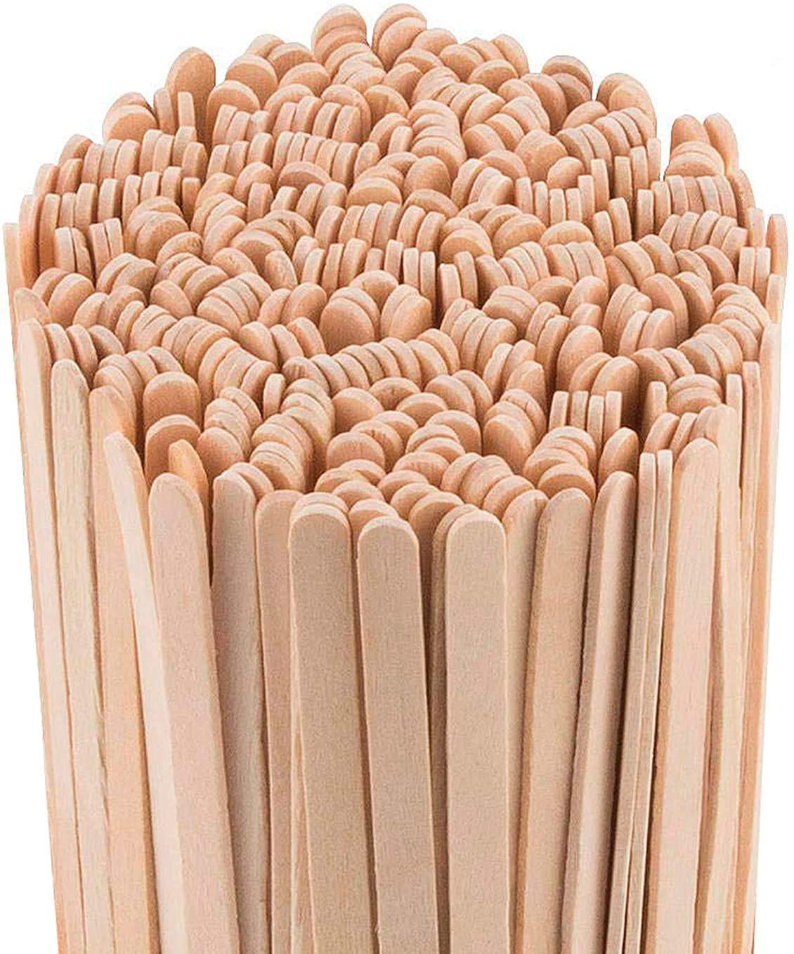 NJ Coffee Stir Sticks Wood Stirrers Disposable Drink Stirrers for Tea Beverages Wood Coffee Beverage Stirrers CoffeeSticks Tea Stirrer Beverage Stirrer Size 5.5 inch Length: 100 Pcs