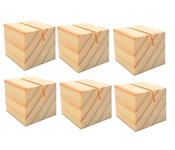 NJ Beech Wood Place Card Holder: 2 Inches