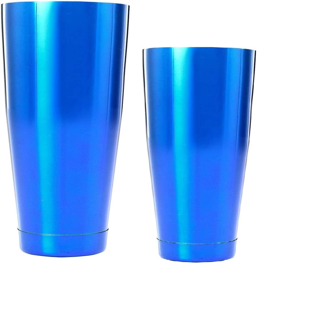 NJ OVERSEAS Boston Shaker, Cocktail Shaker Boston Mixing Tin Bartender Tool, Stainless Steel Shaker Bar Set for Parties, 2 Piece Boston Shaking Shaker Sets 540 ml and 900 ml, : 2 Pcs Set