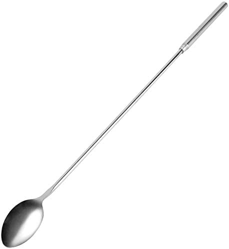 NJ Long Bar Spoon Stirrer, Extra Long Handle Stirring Spoon, Limited Edition Bar Spoon with Smooth Long Handle : 40 cm