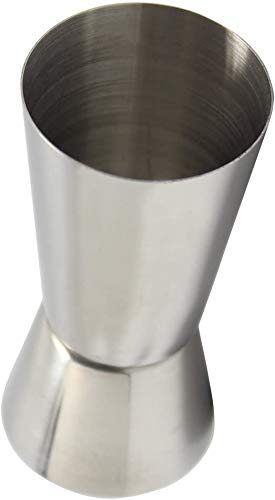 NJ Stainless Steel 20/40 ml Jigger Bar Craft Dual Spirit Measure Cup Double Jigger Peg Measuring Cup for Bar Party Wine Cocktail Drink Shaker Shot Measure