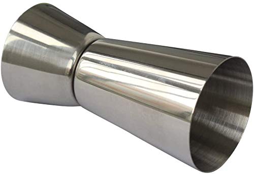 NJ Stainless Steel 20/40 ml Jigger Bar Craft Dual Spirit Measure Cup Double Jigger Peg Measuring Cup for Bar Party Wine Cocktail Drink Shaker Shot Measure