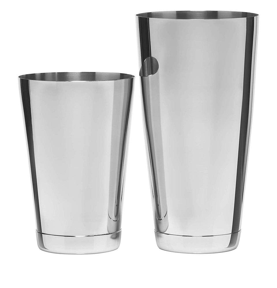 NJ Boston Shaker, Professional Bartender Cocktail Shaker 2 Pcs Set