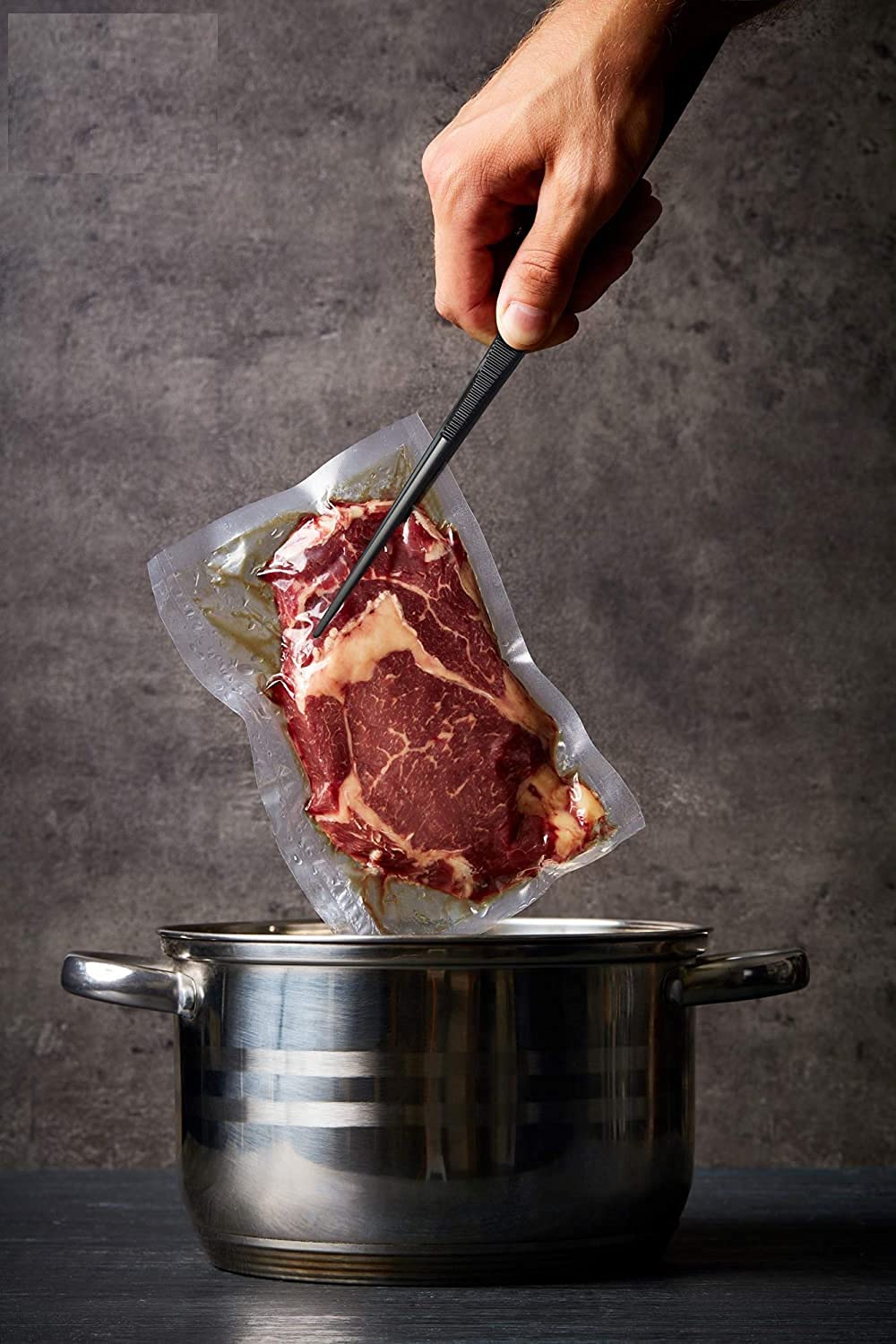 NJ Black Extra Long Tongs Aquarium Tweezers Set, Stainless Steel Straight Aquascaping Tweezer for Fish Tank Aquatic Plants, Extra Long Tweezer :12" (30 cm) Long