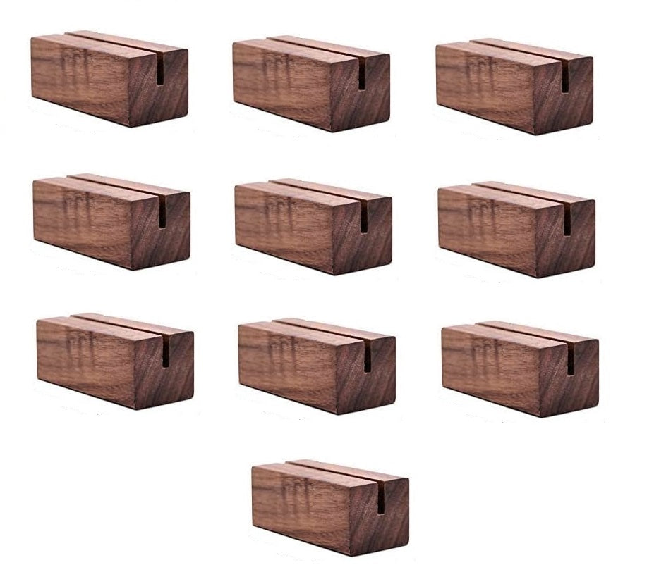 NJ Natural Wood Place Card Holder /Table Number Card Holders: 6 cm