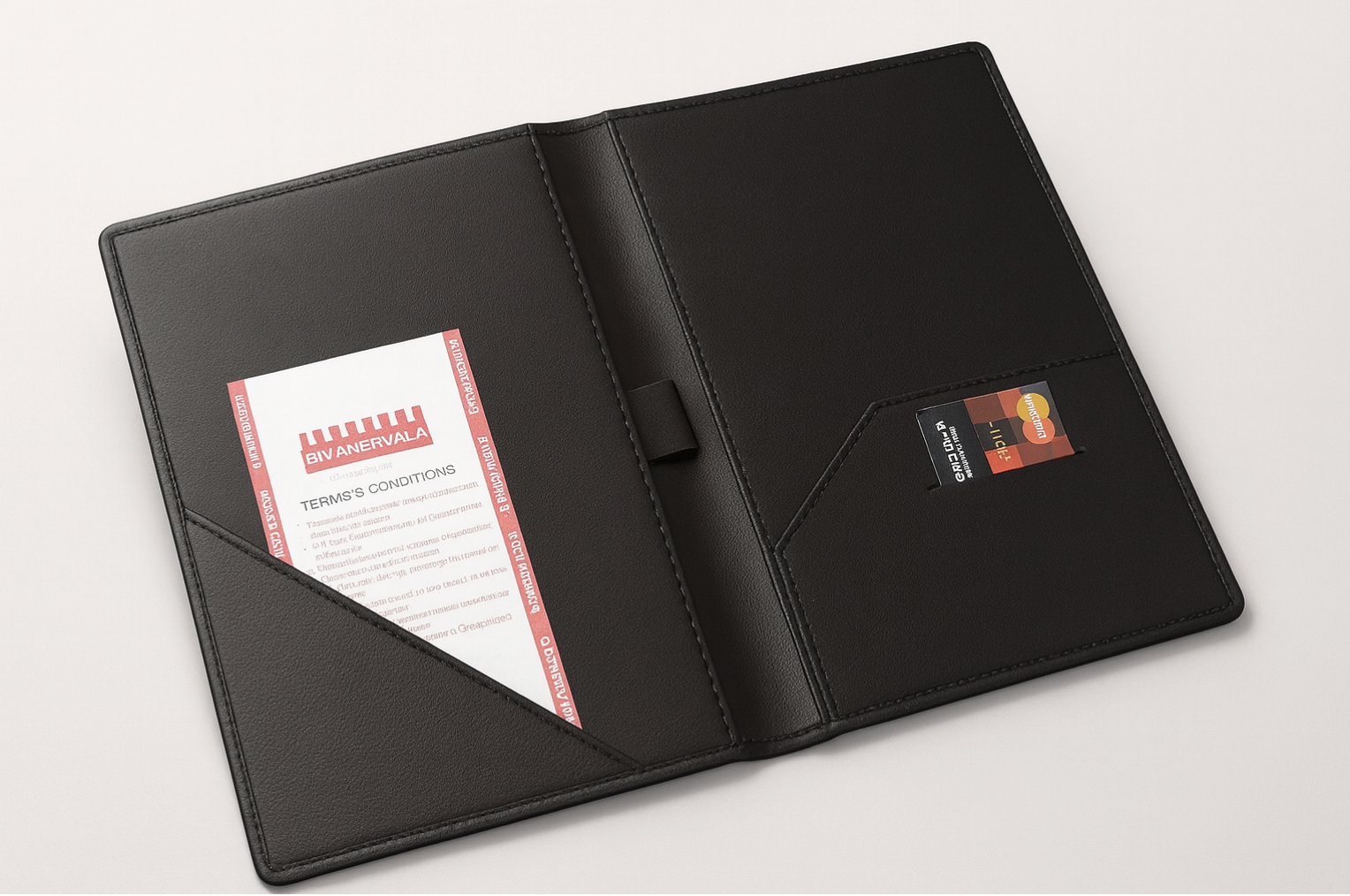 NJ Bill folder for hotel and Restaurant, Guest Check Presenter: BLACK