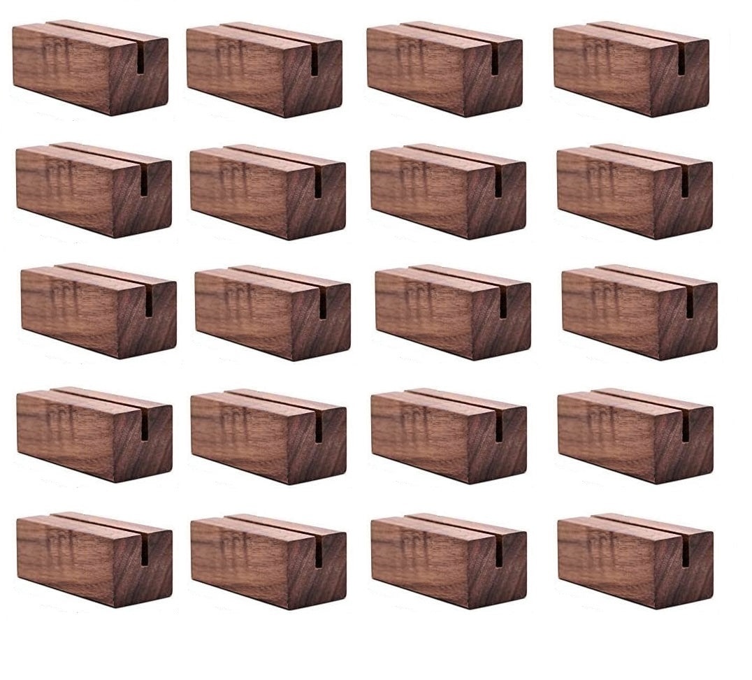 NJ Natural Wood Place Card Holder /Table Number Card Holders: 6 cm