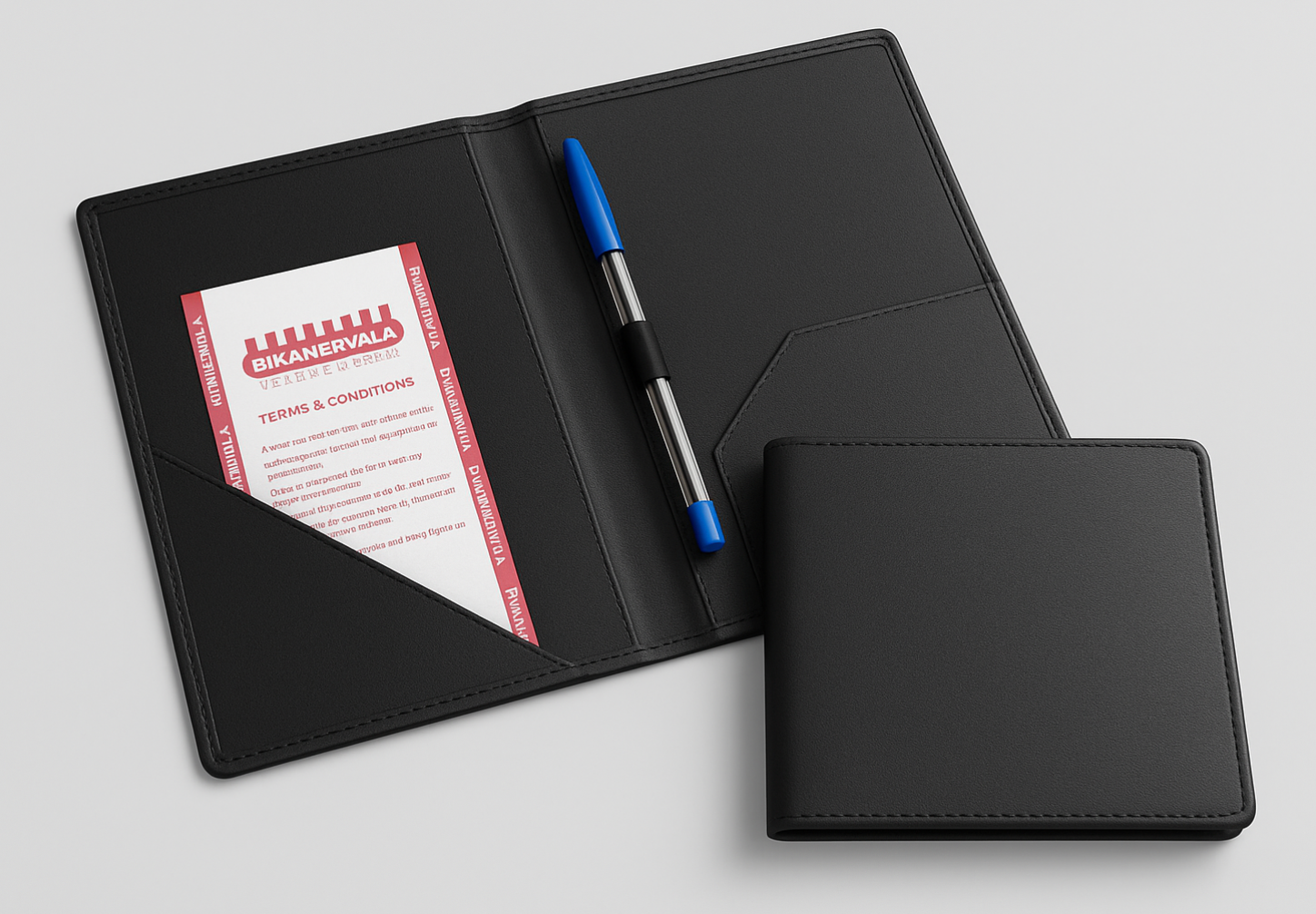NJ Bill folder for hotel and Restaurant, Guest Check Presenter: BLACK