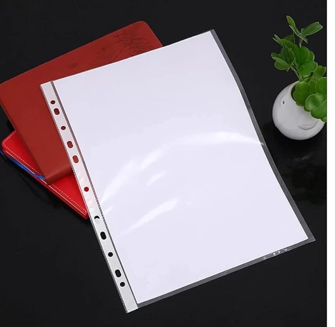 Heavy Duty 200 Micron Transparent Menu Sleeves