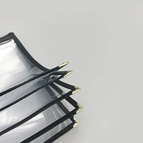 NJ Clear Transparent PVC Menu Cover : 10 View