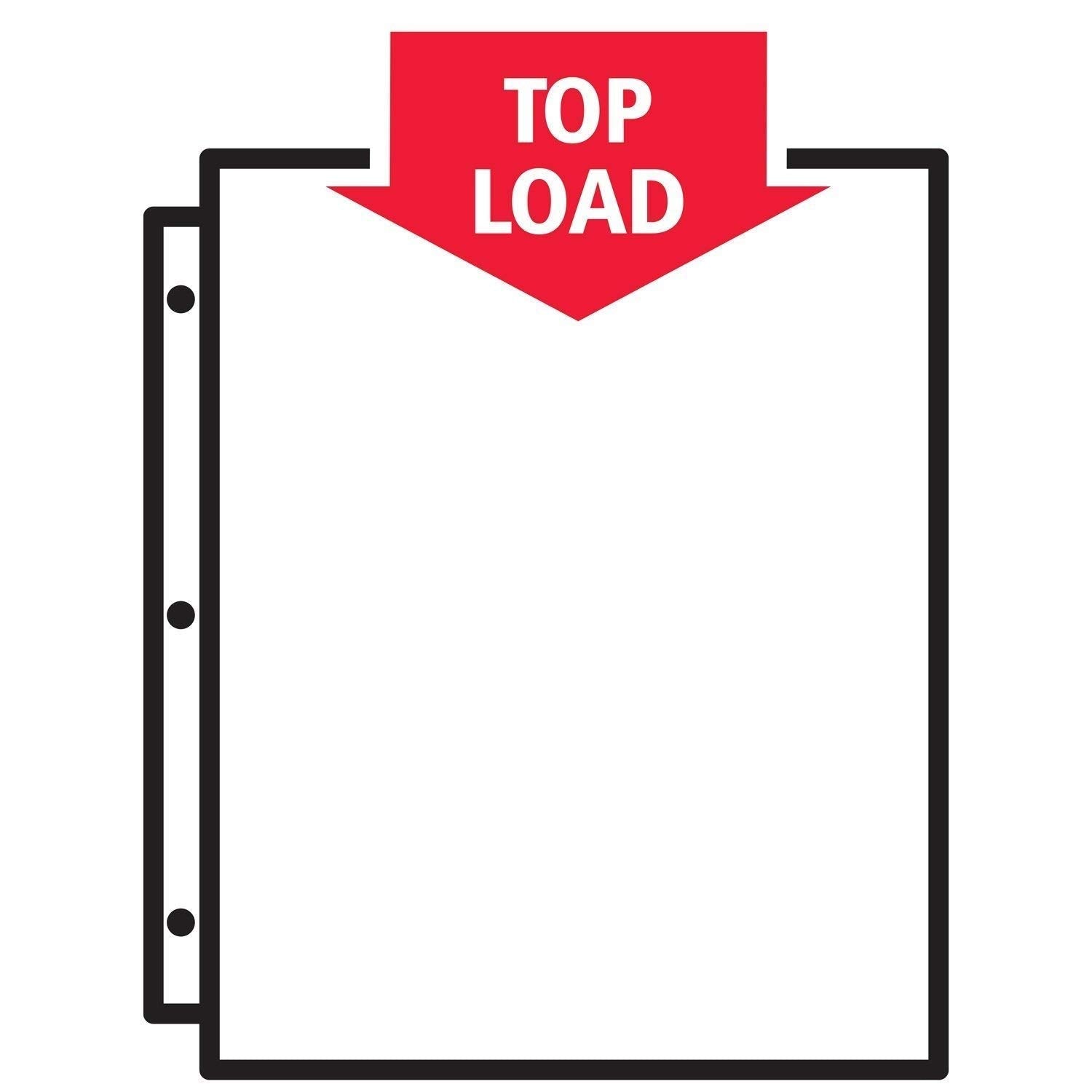 Heavy Duty 200 Micron Transparent Menu Sleeves