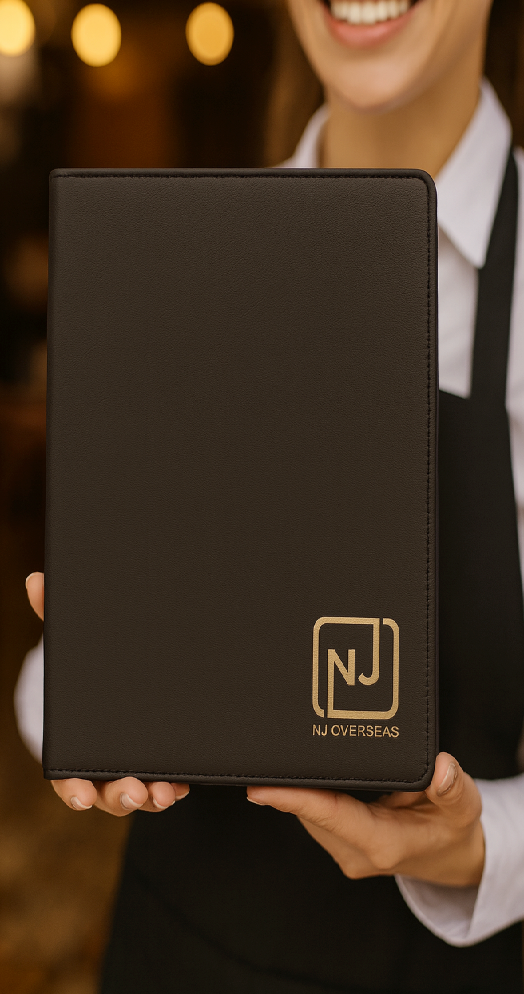 NJ Bill folder for hotel and Restaurant, Guest Check Presenter: BLACK