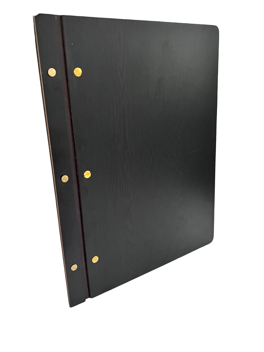 NJ Wooden Menu Folder, Wood Menu Cover: Dark Brown