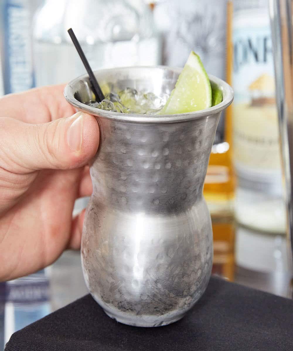 NJ Moroccan Napa Style Stainless Steel Hammered Tumblers 400 ml