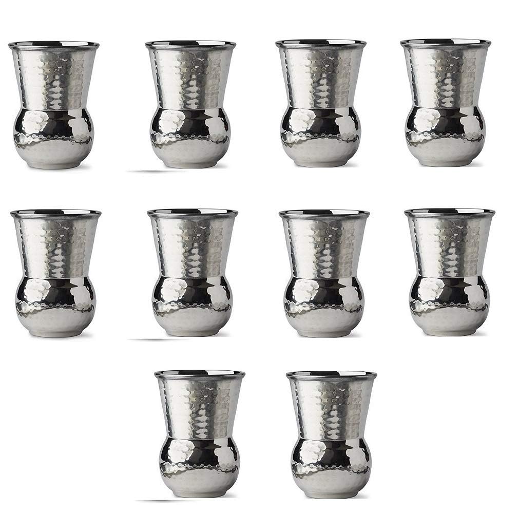 NJ Moroccan Napa Style Stainless Steel Hammered Tumblers 400 ml