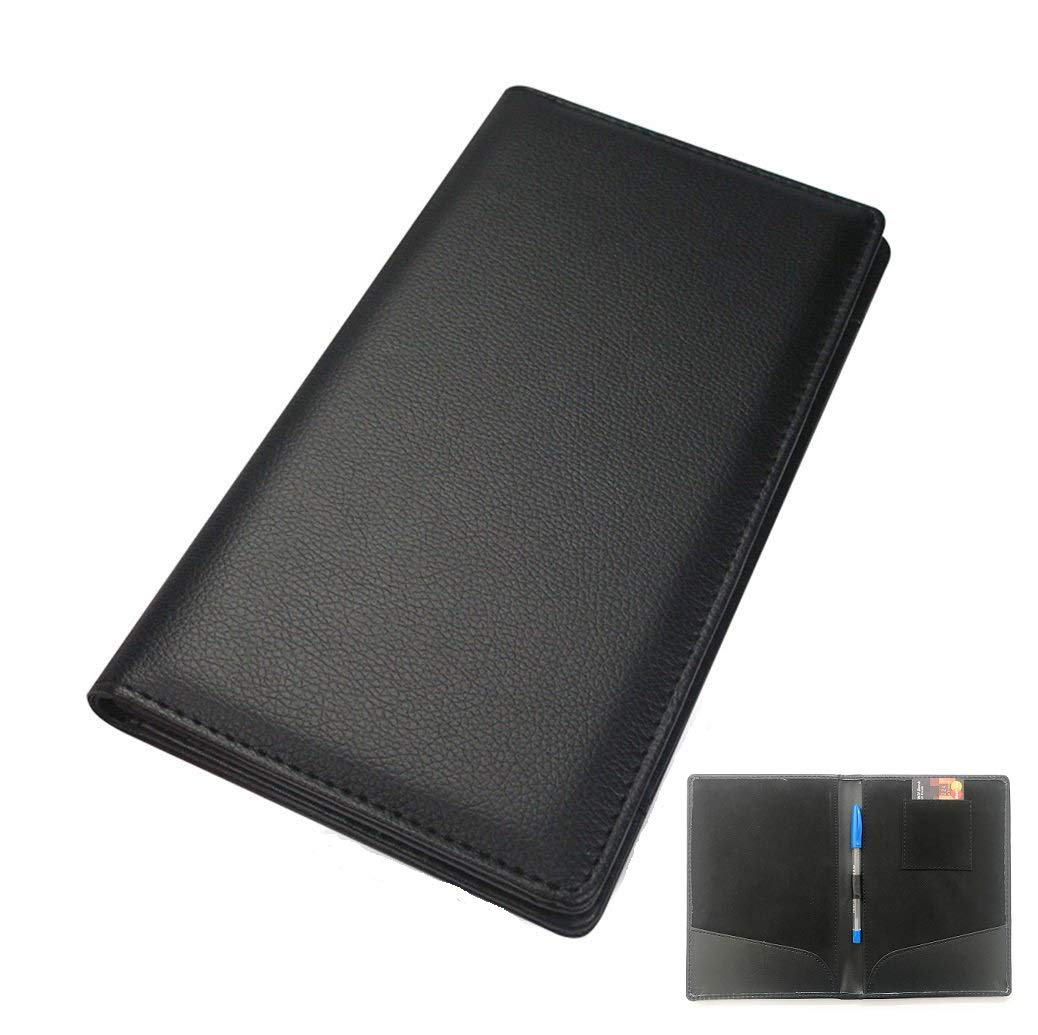 NJ Bill folder/Check Presenter with Credit Card Slot Receipt