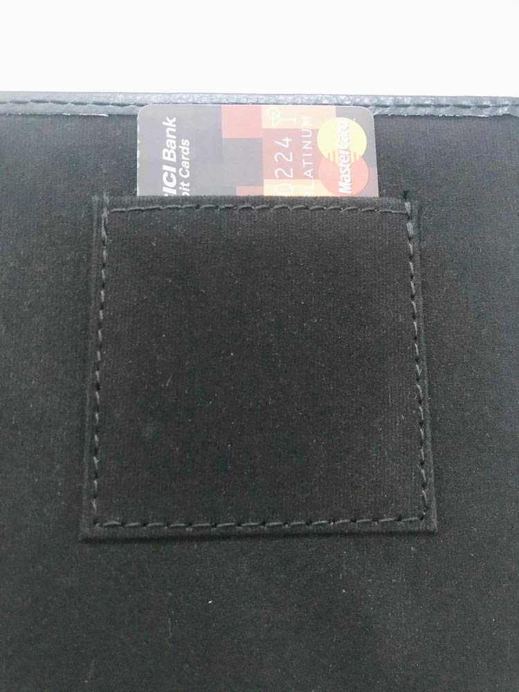 NJ Bill folder/Check Presenter with Credit Card Slot Receipt