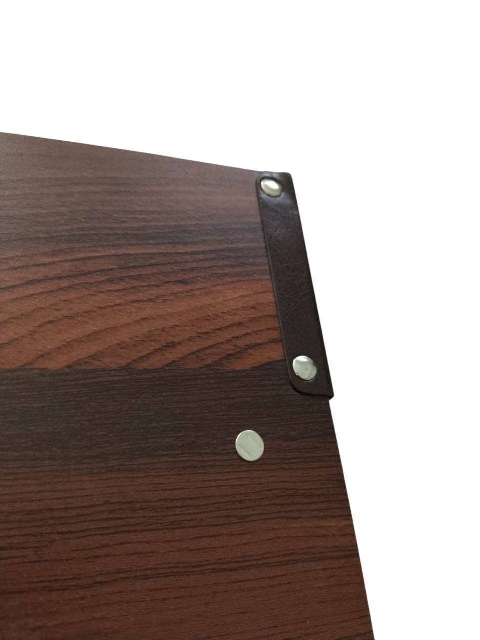 NJ Wooden Menu Folder Binder Cut Design