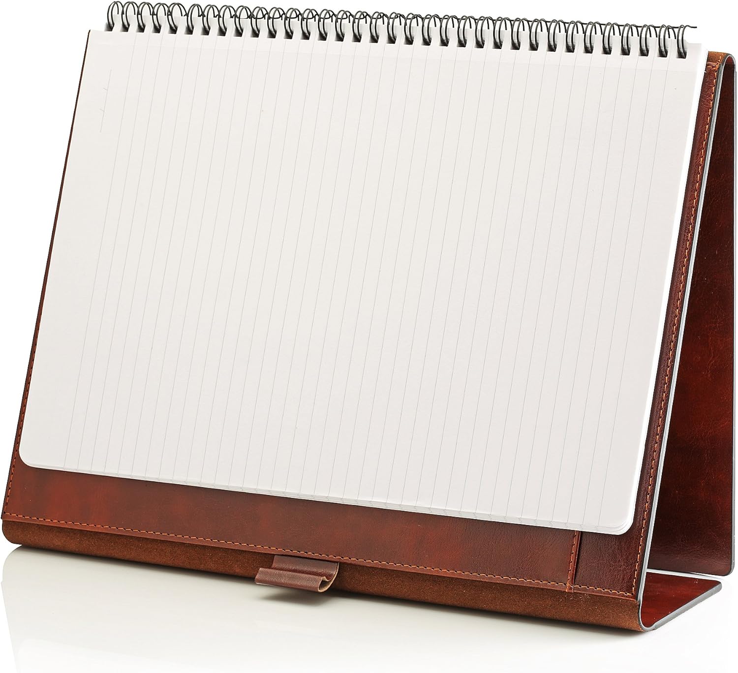 NJ Note Pad Portfolio Folder, Conference Document Holder for A4 Note Pads: BROWN
