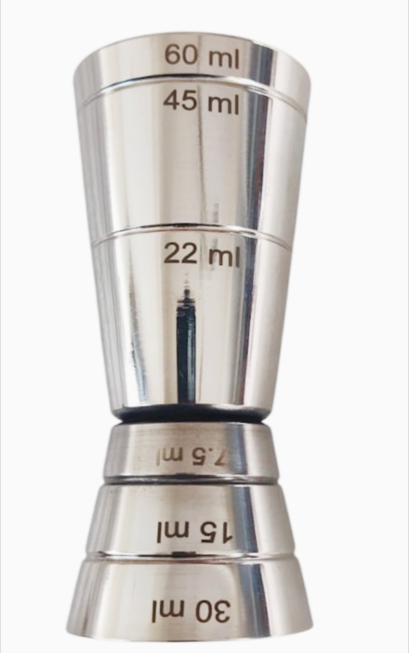 NJ 304 SS Double Sided  Multi-Level Peg Measurer