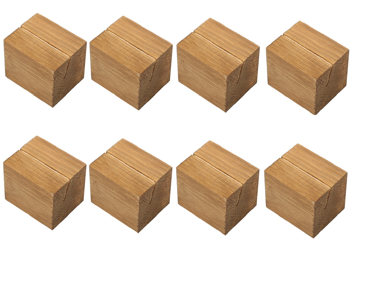 NJ Natural Wood Place Card Holders: 2 Inches
