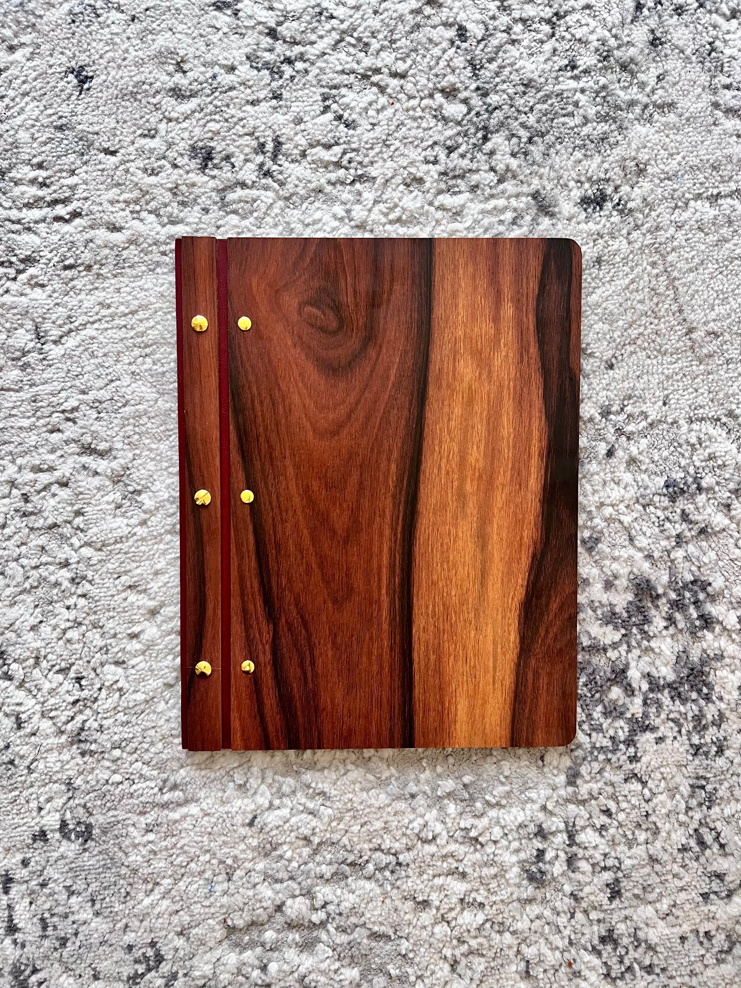 NJ Premium Wooden Menu Cover Natural Look: VERGO